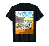 Star Wars Millennium Falcon Summer Battle Vintage T-Shirt