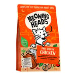 Meowing Heads Complete Dry Cat Food 4kg - Paw Lickin' Chicken - Vet Approved