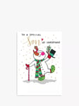 Rachel Ellen Special Son Snowman Christmas Card