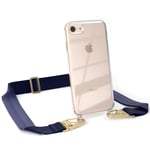 Phone Chain for Apple iPhone SE 2022 / 2020 / 8 / 7 Case Band Blue