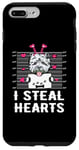 Coque pour iPhone 7 Plus/8 Plus I Steal Hearts West Highland White Terrier Dog Valentines