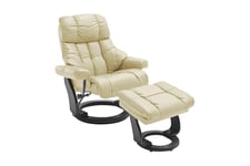 Calgary Reclinerlenestol - Beige Recliner & kinostol