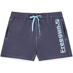 Maillots de bain enfant Freegun  Boardshort court garçon avec ceinture demi-élastiquée