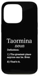 Coque pour iPhone 13 Pro Souvenirs de Taormina / Souvenir de Taormina Drôle Faux Définition