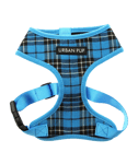 Harness Tartan, L, Hals 32cm Bryst 45-53cm, Blå - Hund - Tur med Hunden - Hundeseler - Urban Pup