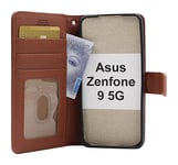 New Standcase Wallet Asus Zenfone 9 5G (Brun)