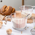 500/1000ml Glass Measuring Cup with Scale Baking Tools  for Baking/Dessert/Milk