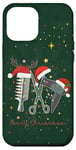 iPhone 12 Pro Max Retro Christmas Hairstylist Santas Favorite Hair Stylist Case