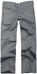 Dickies Men's Slim Straight Workwear Trousers, Charcoal Grey, 30W 32L UK