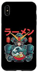 Coque pour iPhone XS Max Ramen japonais Mecha Robot géant La grande vague Anime