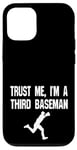 iPhone 12/12 Pro Funny 3rd Third Baseman Baseball Player Defense Field Case