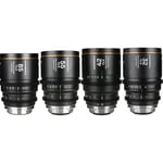 Laowa Nanomorph LF Prime 4-Lens Bundle (32mm, 42mm, 55mm, 85mm) (Amber) - Arri PL/ Canon EF