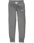 Nike Team Club 19 Pant Pantalon Mixte Enfant, Charcoal Heather/Blanc/Blanc, FR : XS (Taille Fabricant : XS)