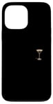 Coque pour iPhone 13 Pro Max Verre à expresso Martini minimaliste élégance de poche