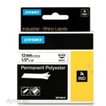 Laminerat Band till Etikettskrivare Dymo 18483 Vit Multicolour Svart/Vit