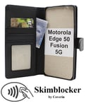 Skimblocker Motorola Edge 50 Fusion 5G Plånboksfodral (Svart)