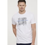 T-shirt Lee Cooper  T-shirt AVALO Blanc