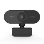 Webcam HD avec microphone et prise USB 1080P,caméra-web,caméra d'ordinateur portable et station PC,Mac,Youtube,Skype,mini-objectif