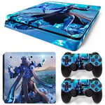 Kit De Autocollants Skin Decal Pour Console De Jeu Ps4 Slim Full Body Fortnite Fortnite, T1tn-Ps4slim-6053