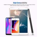 Stylet pour Ecran Tactile - Tablette - Samsung Tab-LG-Huawei-Xiaomi Smartphone pour iPad 2018 Noir ABI5