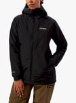 Berghaus Women's Deluge 3.0 Insulated Waterproof Jacket, Jet Black