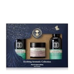 Neal's Yard Remedies Soothing Aromatic Collection, Gift Set, Bath Soak, Shower Gel & Body Lotion, Pack of 3