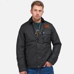 Barbour International X Steve McQueen Men's Workers Wax Jacket - Black - L