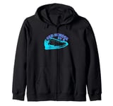 Old School Classic Shoes Best 80s Funny Disco Enthusiast Zip Hoodie