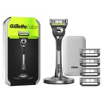 Gillette ® Labs Barbermaskin med 5 barberblader og reiseetui