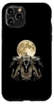 Coque pour iPhone 11 Pro Pharaon King Tut Lune hurlante égyptienne