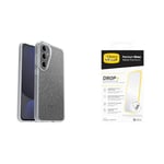 Otterbox Sleek Coque pour Samsung Galaxy S24 FE, Anti-Chute, testé Selon Les Normes Militaires, Stardust + Protecteur d'écran Premium Glass pour Galaxy S24 FE, Livré sans Emballage