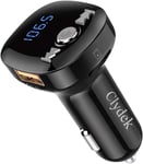 Bluetooth FM Transmitter,  V5.0 Bluetooth Car Radio Adapter with Hand-Free