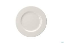 Saturnia Ischia Assiette en Porcelaine, Blanche, 21 x 21 x 2 cm