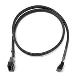 Watercool 4-pin Pwm Verlängerung, Schwarz - 60cm