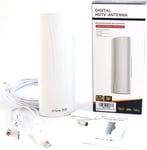 HD Freeview Digital TV Aerial Antenna 25dB Amplified Indoor/Outdoor 4K 1080P