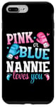 iPhone 7 Plus/8 Plus Pink Or Blue Nannie Loves You Boxing Gender Reveal Party Case