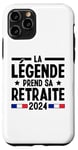 Coque pour iPhone 11 Pro La Légende Prend Sa Retraite Pension 2024 Idée De Cadeau