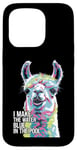 iPhone 15 Pro Funny Llama "I Make the Water Blue" Pool Party Joke Case