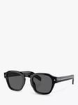 Prada PR A16S Men's D-Frame Sunglasses, Black/Grey