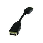 Xclio Display Port (M) to HDMI (F) Adaptor 15cm Cable Black