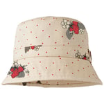 Fliink Kota Prickig Solhatt Sandshell/High Risk Red Strawberry | Beige | 2-5 years