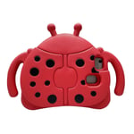 Kid Ladybug Case för Samsung Galaxy Tab A7 Lite 8.7 T220 T225 2021, Kickstand Heavy Duty Shockproof Cover, hållbart Red