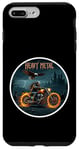 Coque pour iPhone 7 Plus/8 Plus Heavy Metal Thrash Hard Rock Horreur Rocker Tenue moto