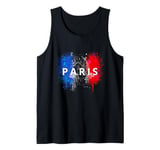 Paris France Flag Souvenirs Events Paris City of Love France Tank Top