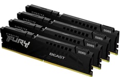 Kingston Fury Beast 128GB (4x32GB) / 5200MHz / DDR5 / CL40 / KF552C40BBK4-128