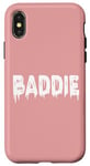 Coque pour iPhone X/XS BADDIE Style horreur