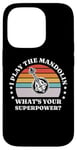 Coque pour iPhone 14 Pro Mandoline Superpower Joueur de mandoline Musicien Rétro