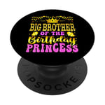 Big Brother of the Birthday Princess Party Matching Family PopSockets PopGrip Adhésif