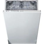 Indesit DI9E 2B10 UK Built-In 9 Place Settings Slimline Dishwasher