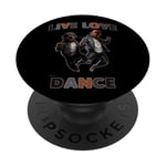 Live Love Dance Rottweiler Style Hip Hop PopSockets PopGrip Adhésif